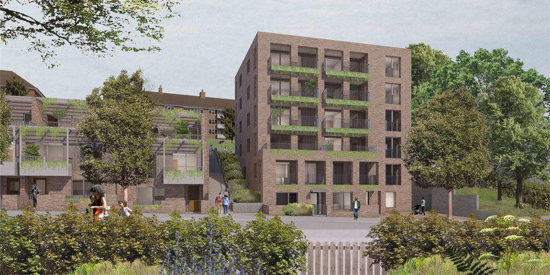 New built Residential Development, Croydon